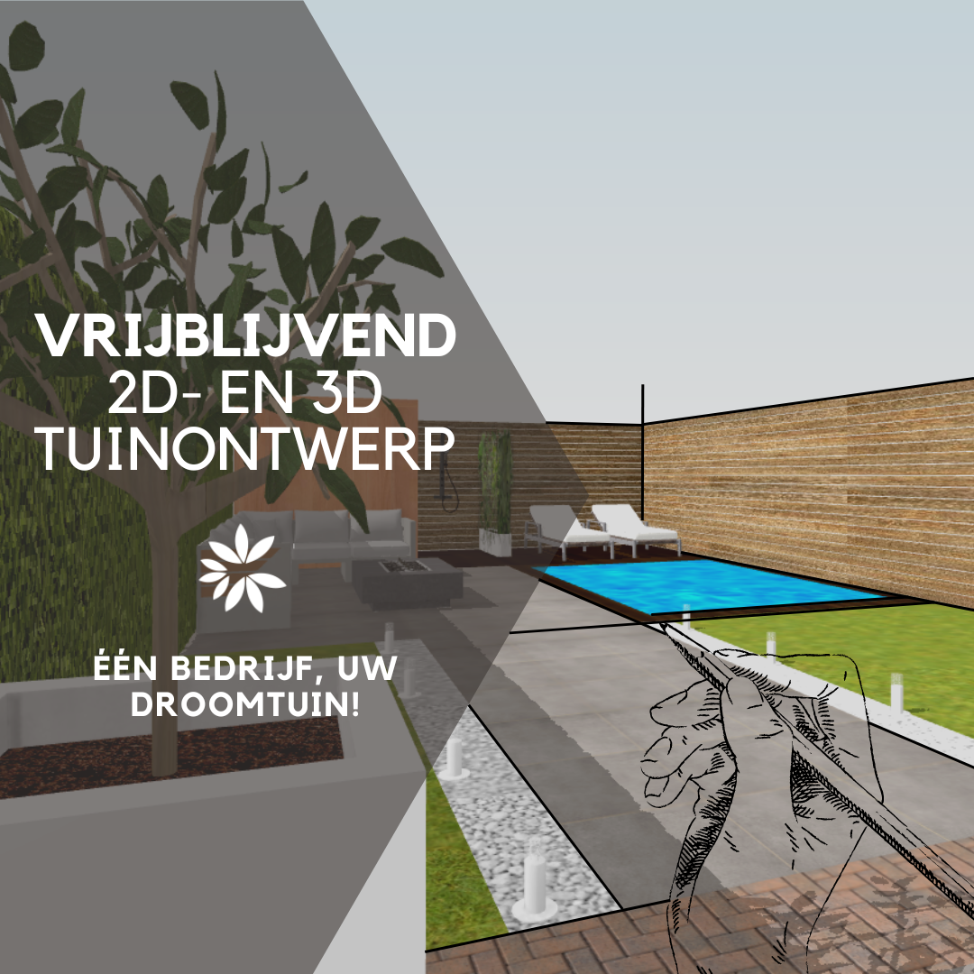 NIEUW(S) | Vrijblijvend een 2D- en/of 3D tuinontwerp laten maken!